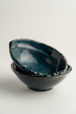 Indigo Serving Plates