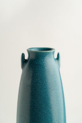 Turquoise Twin Handle Vase